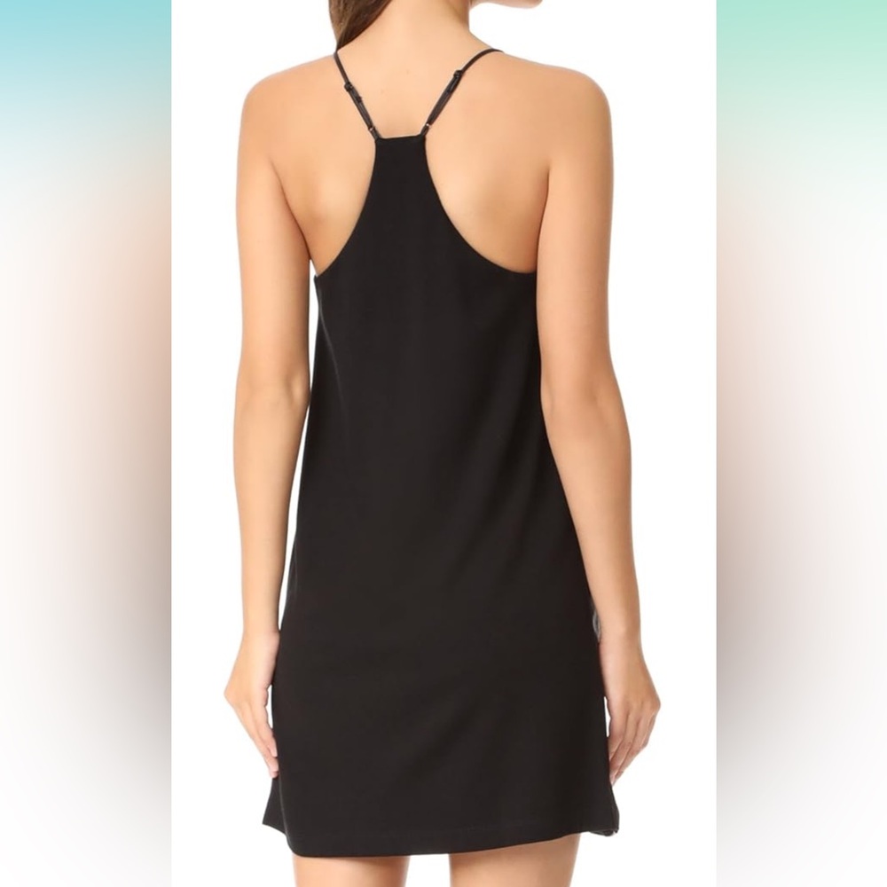 Bailey44 Contrasting Faux Leather Dress, Size Small, Black - Picture 4 of 9